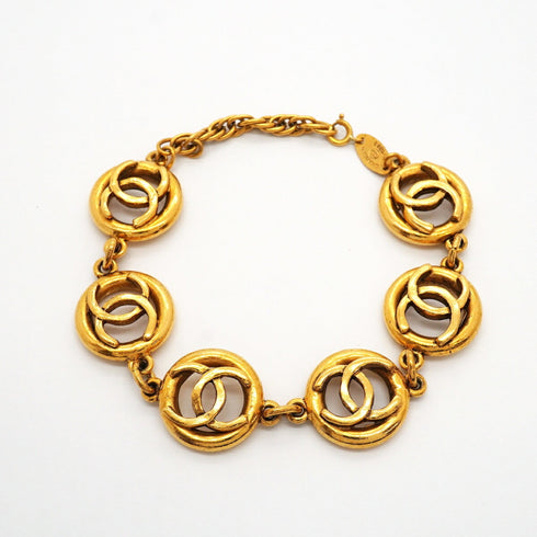 CC Logo Circle Bracelet Metal
