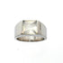 Band Ring 18K White Gold with Moonstone
