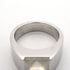 Band Ring 18K White Gold with Moonstone