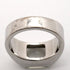 Band Ring 18K White Gold with Moonstone