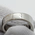 Band Ring 18K White Gold with Moonstone