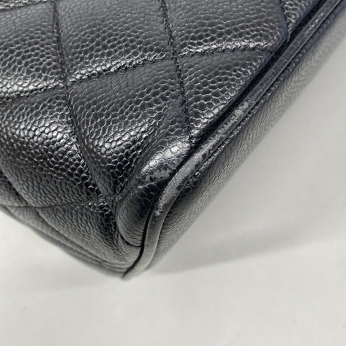 Medallion Tote Quilted Caviar