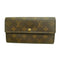 Sarah Wallet Monogram Canvas