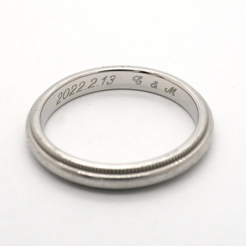 Milgrain Ring Platinum