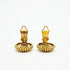 CC Logo Circle Clip-On Earrings Metal Gold-Tone Metal
