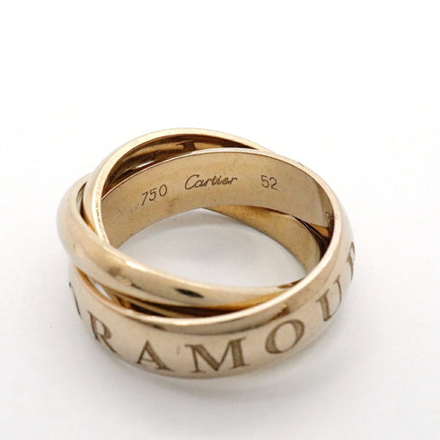 Trinity Ring 18K White Gold