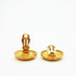 CC Logo Circle Clip-On Earrings Metal Gold-Tone Metal