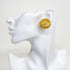 CC Logo Circle Clip-On Earrings Metal Gold-Tone Metal