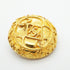 CC Logo Circle Clip-On Earrings Metal Gold-Tone Metal