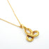 Trinity Pendant Necklace 18K Yellow Gold
