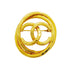 CC Logo Brooch Metal