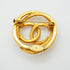 CC Logo Brooch Metal