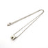 Pop H Pendant Necklace Silver-Tone Metal