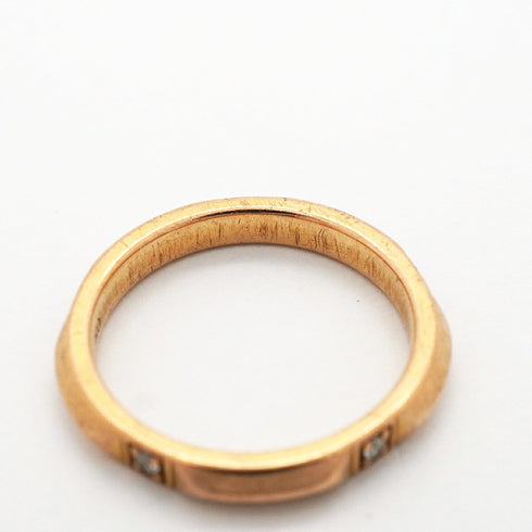 Ring 18K Rose Gold with Diamond