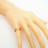 Band Ring 18K Rose Gold Mini with Diamond