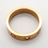 Band Ring 18K Rose Gold Mini with Diamond