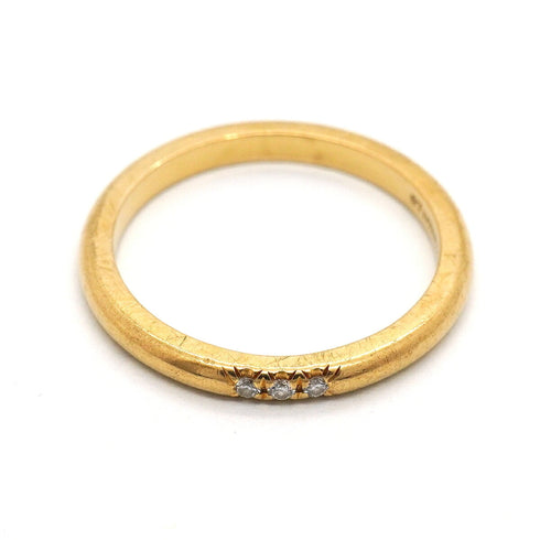 Forever Ring 18K Yellow Gold with Diamond