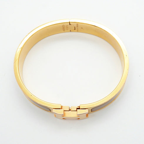 Clic Clac Bracelet Gold Plated Greige Mini