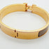 Clic Clac Bracelet Gold Plated Greige Mini