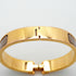 Clic Clac Bracelet Gold Plated Greige Mini
