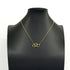 Triple Heart Pendant Necklace 18K Yellow Gold