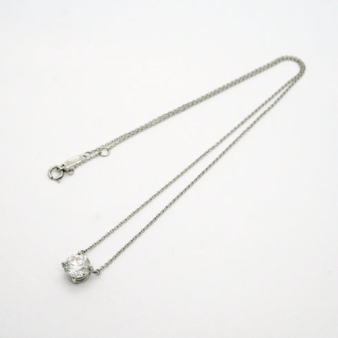 Solitaire Pendant Necklace Platinum with Diamond
