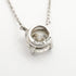Solitaire Pendant Necklace Platinum with Diamond