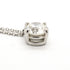 Solitaire Pendant Necklace Platinum with Diamond
