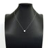 Solitaire Pendant Necklace Platinum with Diamond