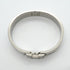 Clic Clac Bangle Metal Silver White Mini Bracelet