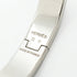 Clic Clac Bangle Metal Silver White Mini Bracelet