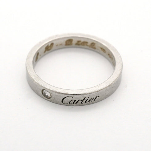 C de Cartier Ring Platinum
