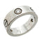 Ring 18K White Gold with Diamond