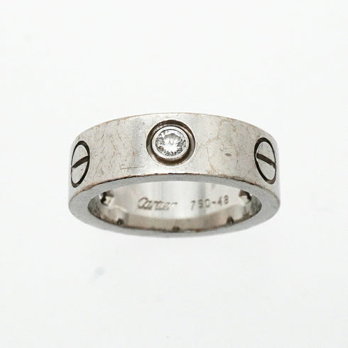 Ring 18K White Gold with Diamond