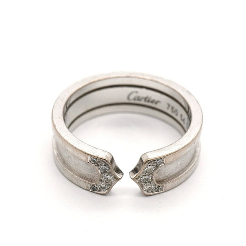 Ring 18K White Gold with Diamond