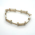 Bracelet 18K Yellow Gold and Sterling Silver