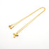 Bird Cross Pendant Necklace 18K Yellow Gold