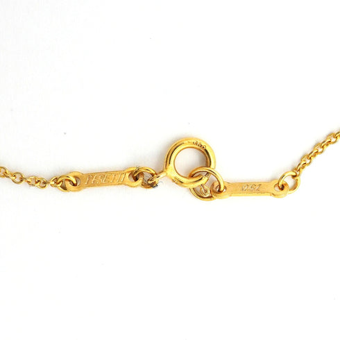 Bird Cross Pendant Necklace 18K Yellow Gold