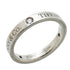 Band Ring Platinum with Diamond