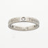 Band Ring Platinum with Diamond