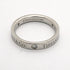 Band Ring Platinum with Diamond
