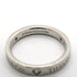 Band Ring Platinum with Diamond