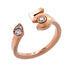 Ring One Band 18K Rose Gold and Diamond