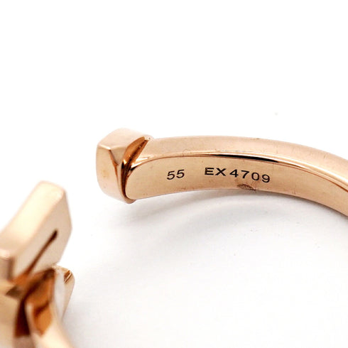 Ring One Band 18K Rose Gold and Diamond