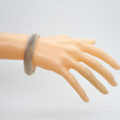 Somerset Mesh Bracelet Sterling Silver