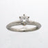 Solitaire Ring Platinum with Diamond