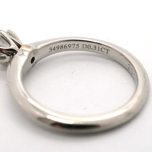 Solitaire Ring Platinum with Diamond