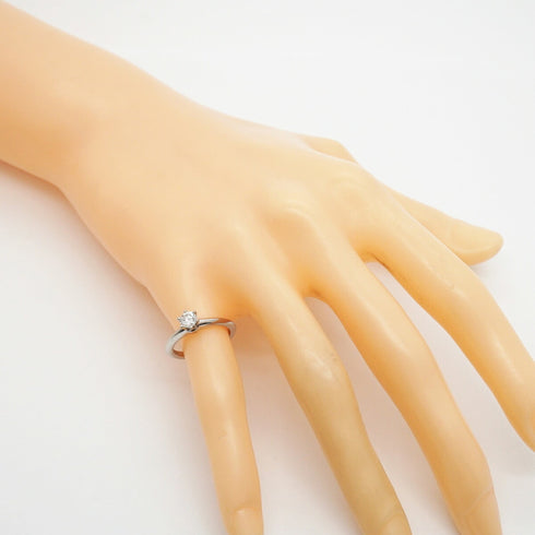 Solitaire Ring Platinum with Diamond