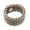 Somerset Mesh Ring Sterling Silver