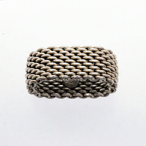 Somerset Mesh Ring Sterling Silver